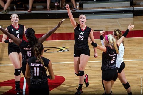 Austin Peay Indoor Volleyball team and the Beach Volleyball team received AVCA Team Academic Awards, Monday. (APSU Sports Information)