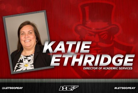 APSU names Katie Ethridge Austin Peay Athletics Director of Academic Services. (APSU Sports Information)