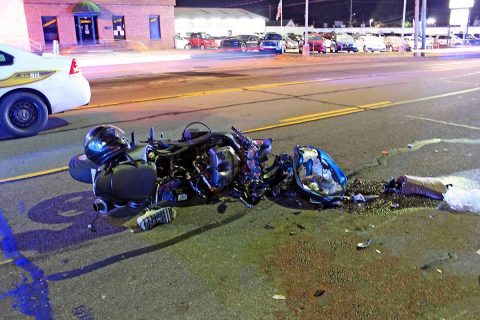 Clarksville Police are investigating a hit and run motorcycle accident that happened Sunday.