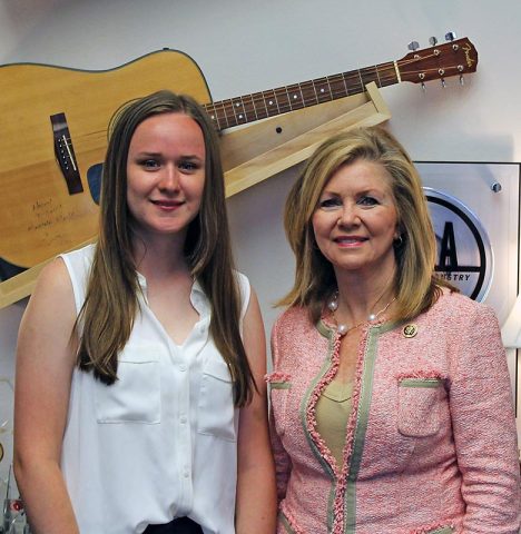 Bailey Gibson and Marsha Blackburn