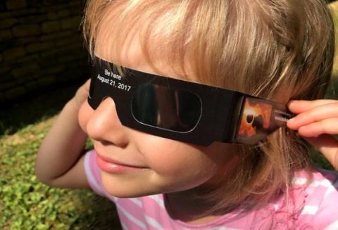 Be safe when viewing the eclipse… Wear solar viewing glasses. (LBL)