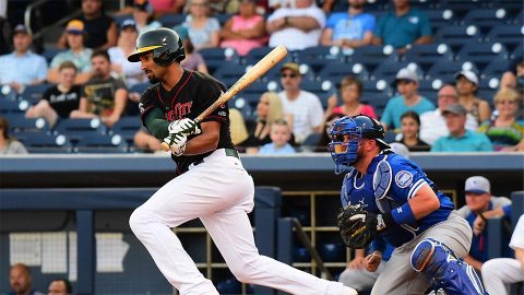 Nashville Sounds' Marcus Semien’s Walk-Off Single Snaps Drought Against Oklahoma City Dodgers. (Nashville Sounds) Nashville Sounds' Marcus Semien’s Walk-Off Single Snaps Drought Against Oklahoma City Dodgers. (Nashville Sounds)
