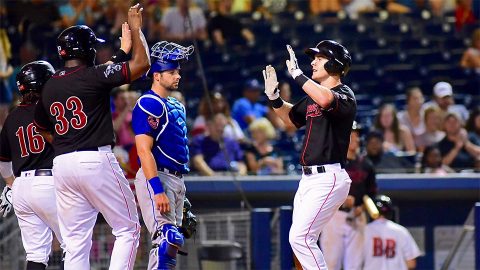 Nashville Sounds Drills Four Homers to Back Jharel Cotton’s Gem. (Nashville Sounds)