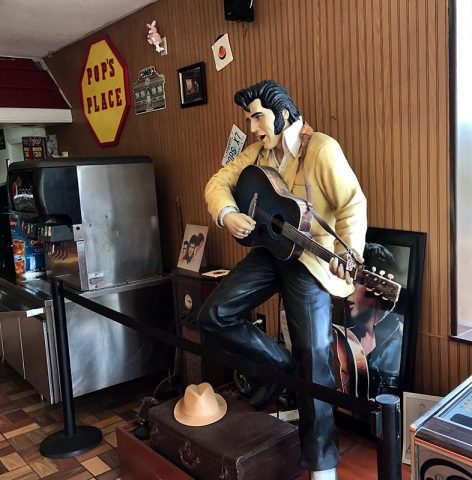 Elvis at Pop’s Travel Center. Elvis at Pop’s Travel Center.