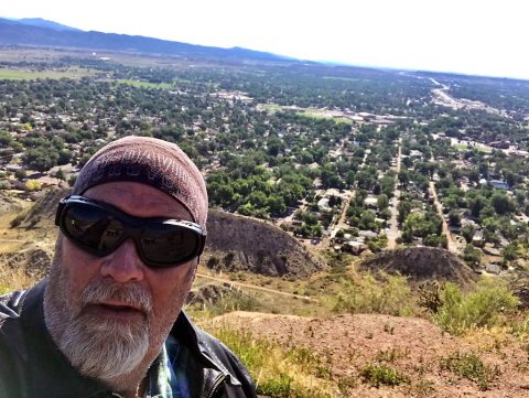 Hank on Skyline Drive.