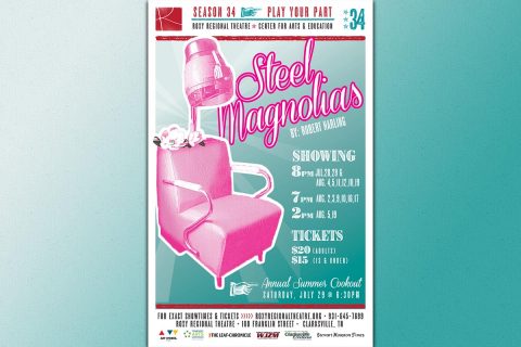 "Steel Magnolias" Takes the Stage of the Roxy Regional Theatre, July 28th - August 19th