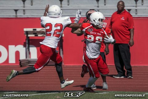 Austin Peay Governors Football to hodl their second scrimmage today at 2:00pm at Fortera Stadium. (APSU Sports Information)