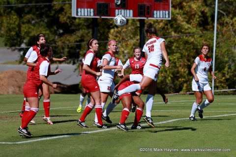 Austin Peay Soccer plays Indiana State at Morgan Brothers Soccer Field Tuesday, August 8th.