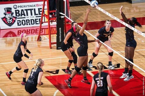 Austin Peay Volleyball plays Missouri-Kansas City (UMKC) at APSU's 2017 Culvers Governors Challenge on Friday. (APSU Sports Information)