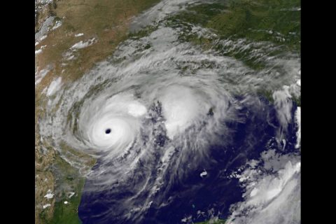 Satellite Sees Harvey Now a Category 4 Hurricane Near the Texas Coastline. (NASA/NOAA GOES Project) Satellite Sees Harvey Now a Category 4 Hurricane Near the Texas Coastline. (NASA/NOAA GOES Project)
