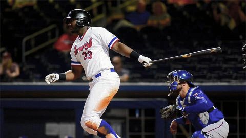 Nashville Sounds Pitchers Retire Final 13 Batters in Win over Round Rock Express. (Nashville Sounds)