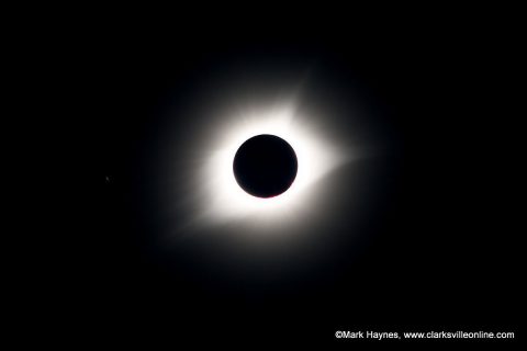 Total Solar Eclipse from Montgomery County's RichEllen Park.