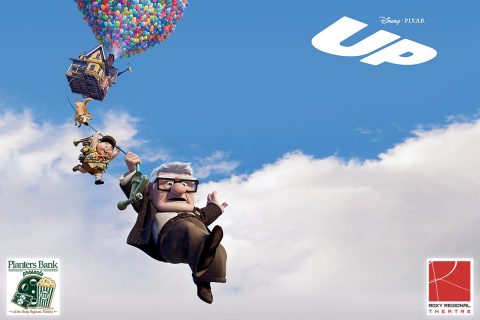 Planters Bank Presents to show Disney & Pixar's "Up" at the Roxy Regional Theatre this Sunday, August 13th