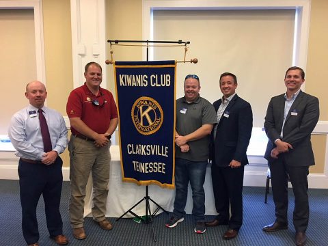 2017-18 Board of Directors – (L to R) Jim Jobe, Chris Lanier, Steve Wilson, Will Sanders and Wes Sumner.