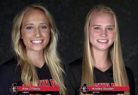 APSU Volleyball's Allie O’Reilly and Kristen Stucker