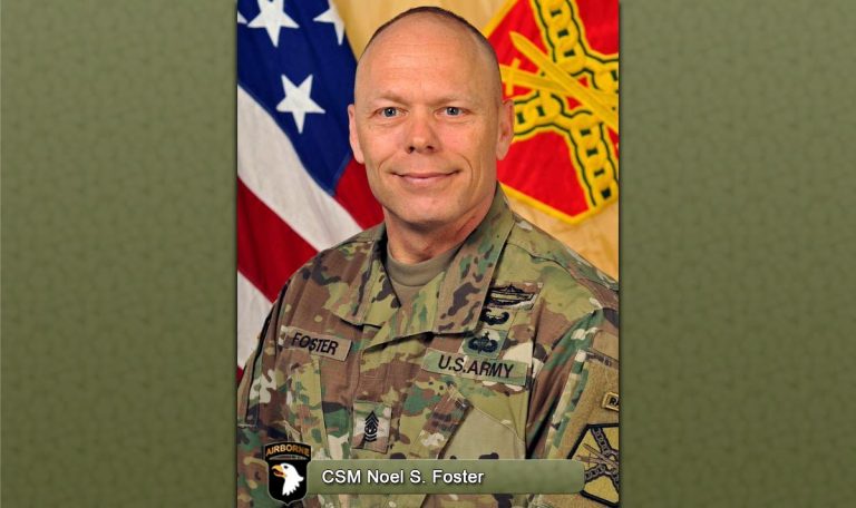 Us Army Garrison Fort Campbell Csm Noel S Foster Passed Away At Home