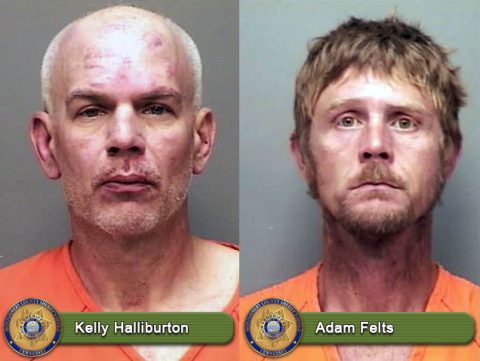 Kelly Halliburton and Adam Felts are wanted for Kidnapping, Assault, and Robbery by the Montgomery County Sheriff's Office. Kelly Halliburton and Adam Felts are wanted for Kidnapping, Assault, and Robbery by the Montgomery County Sheriff's Office.