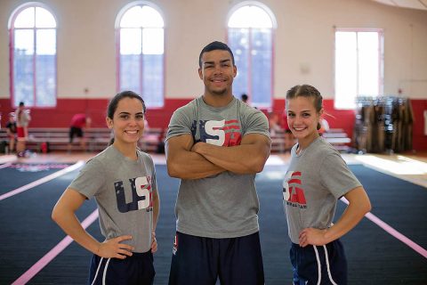 Austin Peay student-athletes Raquel Black, Jonah Hensen and Erica Lester. (APSU Sports Information)