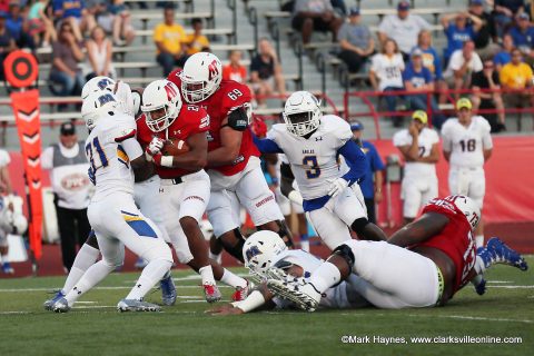 Austin Peay Governors Football hosts Jacksonville State Gamecocks Saturday afternoon. 