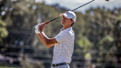 Austin Peay Men's Golf freshman Chase Korte opens Samford Intercollegiate two over par. (APSU Sports Information)