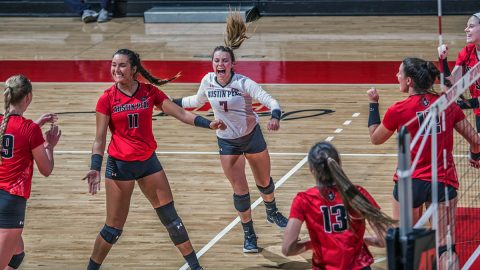 Austin Peay Women's Volleyball travels to Middle Tennessee, then returns home to host UT Martin and Southeast Missouri this week. (APSU Sports Information)