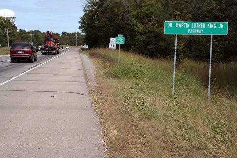 The speed limit on Martin Luther King Parkway/State Route 76 between Exit 11 and Madison Street will be set at 50 mph, effective at 8:00am Friday, October 6th. The speed limit is being reduced to improve safety and traffic flow on the busy thoroughfare that serves as the southern gateway to Clarksville.