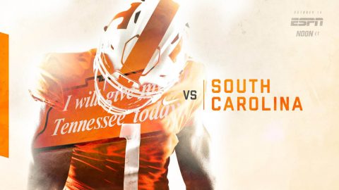 Tennessee Vols renew one of the most thrilling SEC East rivalries over the last five yars when they host the South Carolina Gamecocks on Saturday at 11:00am CT on ESPN. (UT Athletics Department)