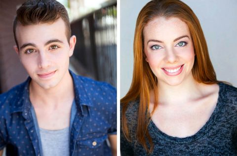 Dean Cestari and Charly Dannis star as Brad and Janet in Richard O'Brien's "The Rocky Horror Show" at the Roxy Regional Theatre, October 20th - October 28th.