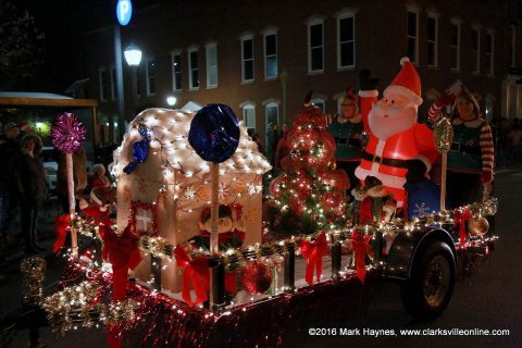 58th Annual Clarksville Christmas Parade is set for Saturday, December 2nd, at 5:00pm.