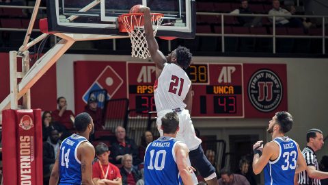 Austin Peay Basketball's Terry Taylor scored 21 points Sunday night against UNC Asheville. (APSU Sports Information)