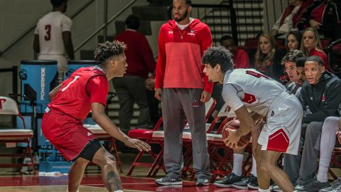 Austin Peay Men's Basketball beat Miami University 86-61 Sunday at the Dunn Center. (APSU Sports Information)