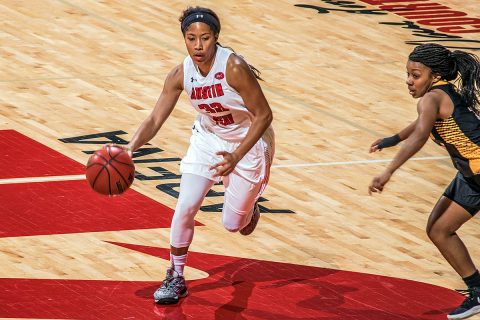 Austin Peay Women's Basketball beat Arkansas-Pine Bluff 97-61 Wednesday night at the Dunn Center. (APSU Sports Information)