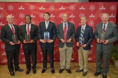 APSU honored six individuals during a special alumni awards ceremony on October 21st.