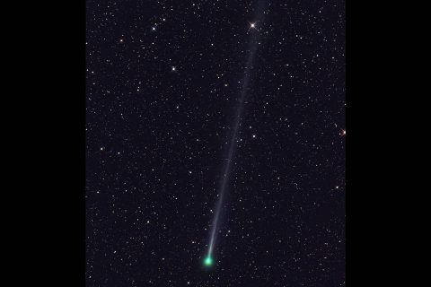 Comet 45P/Honda-Mrkos-Pajdušáková is captured using a telescope on December 22 from Farm Tivoli in Namibia, Africa. (Gerald Rhemann)