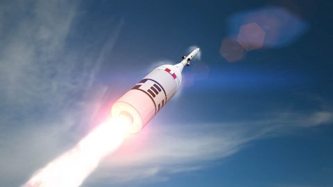 NASA will test Orion’s launch abort system in high-stress ascent conditions during an April 2019 test called Ascent Abort-2. (NASA) NASA will test Orion’s launch abort system in high-stress ascent conditions during an April 2019 test called Ascent Abort-2. (NASA)