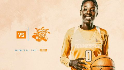 Tennessee Women's Basketball hosts Wichita State Monday at 6:00pm CT. (Tennessee Athletics)