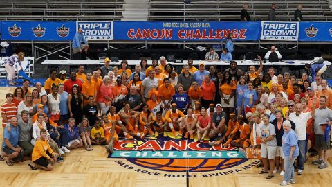 Tennessee Women's Basketball defeats South Dakota Saturday to win the Cancun Challenge. (Tennessee Athletics)