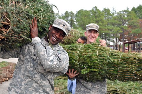 Trees For Troops to bring Christmas Trees to Fort Campbell soldiers on Saturday, December 8th. (Christmas SPIRIT Foundation)