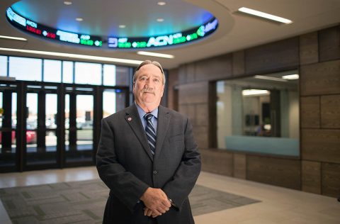 Austin Peay State University Professor of Finance, Dr. Michael Phillips received the AJ Taylor Distinguished Professorship. This is awarded to a College of Business faculty member each year who has demonstrated exceptional scholarly work or innovative teaching practices.