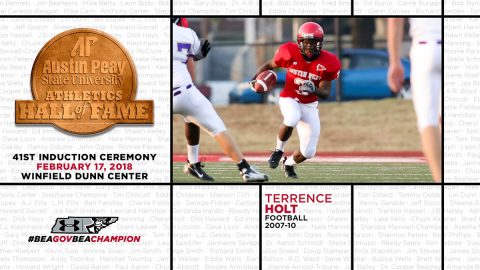 APSU Hall of Fame Inductee Terrence Holt. (APSU Sports Information)