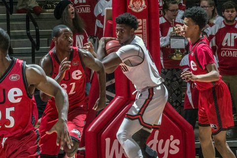 Austin Peay Men's Basketball defeats SIU Edwardsville Cougars at the Dunn Center 78-58 Thursday night. (APSU Sports Information)