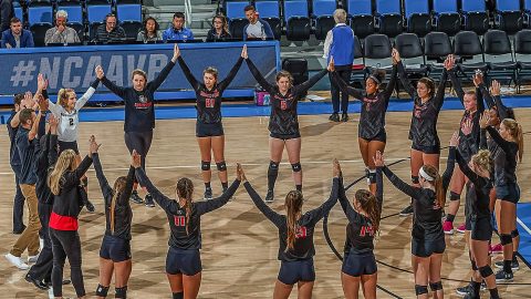 Austin Peay Volleyball falls in the first round of the NCAA Tournament to UCLA. (Don Liebig)