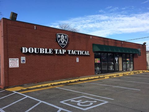 Double Tap Tactical on Riverside Drive was broken into Christmas morning.