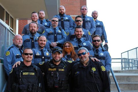 Montgomery County Sheriff’s deputies take part in No-Shave November.