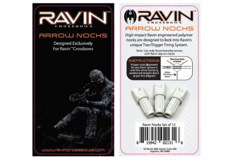 Recalled Ravin arrow nocks with packaging.