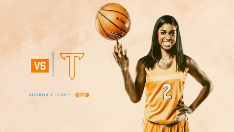 Tennessee Women's Basketball plays Troy at Thompson-Boling Area on Wednesday, December 6th at 6:00pm CT. (Tennessee Athletics)