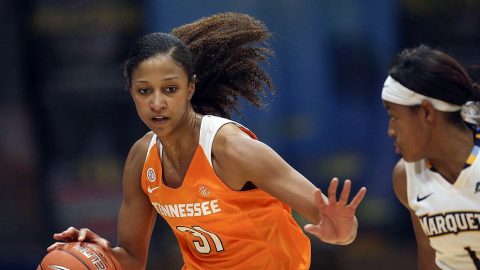 Tennessee Women's Basketball beat Standford Thursday night 83-71 at the Maples Pavilion. (Tennessee Athletics)