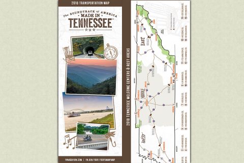 2018 Tennessee Transportation Map