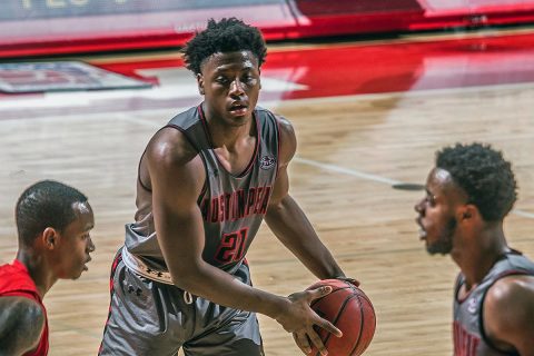 Austin Peay Men's Basketball freshman guard/forward Terry Taylor had a game high 29 points and 14 rebounds in Saturday night victory over Southeast Missouri. (APSU Sports Information)