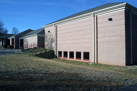 An outdoor view of the new addition to the Ajax Turner Senior Citizens Center in Clarksville, which was dedicated Wednesday.